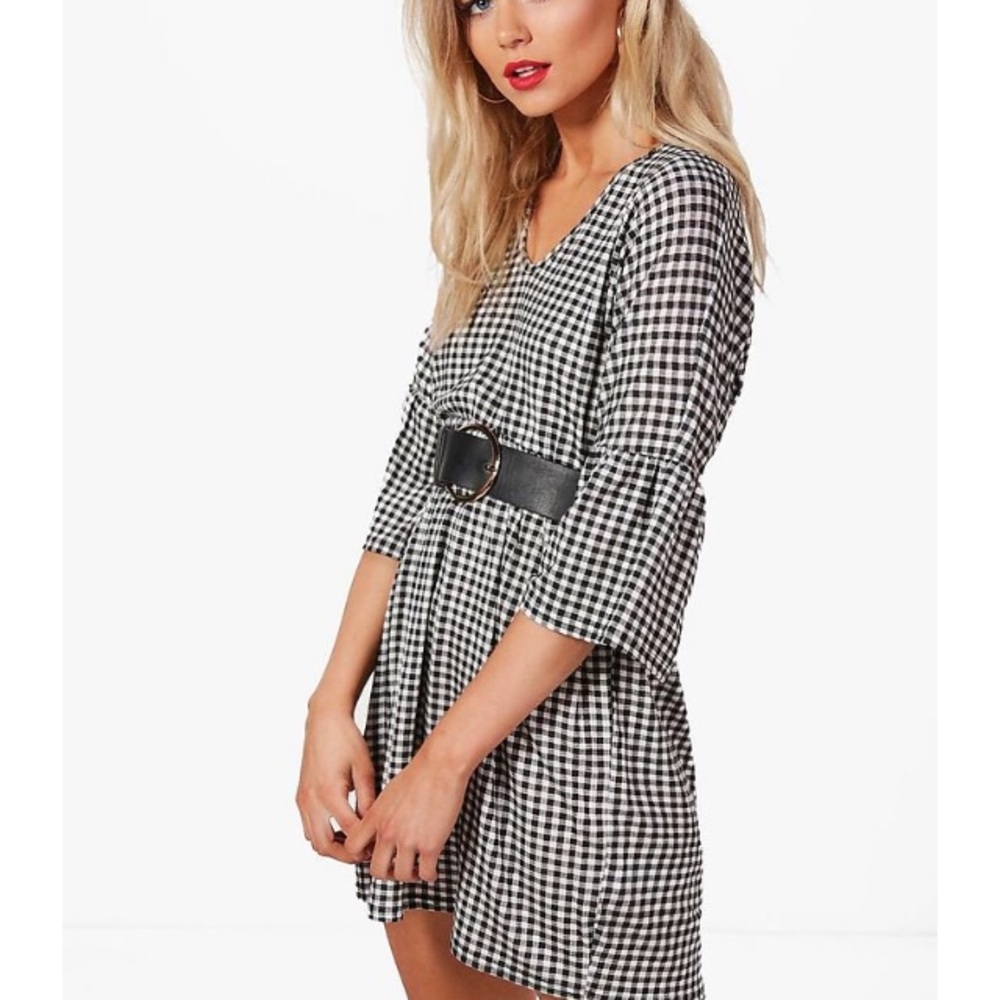 Boohoo Gingham Dress